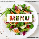 Poulet, radis, tomate, salade, mâche et roquette