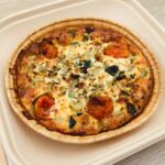 Clafoutis courgettes, tomates et chèvre