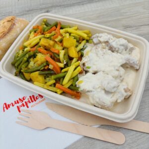 SAUTE DE POULET A LA CREME